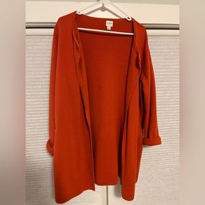 J Crew Large sweater/coat barely worn